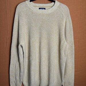 Lands' End Drifter Cotton Sweater Mens XL